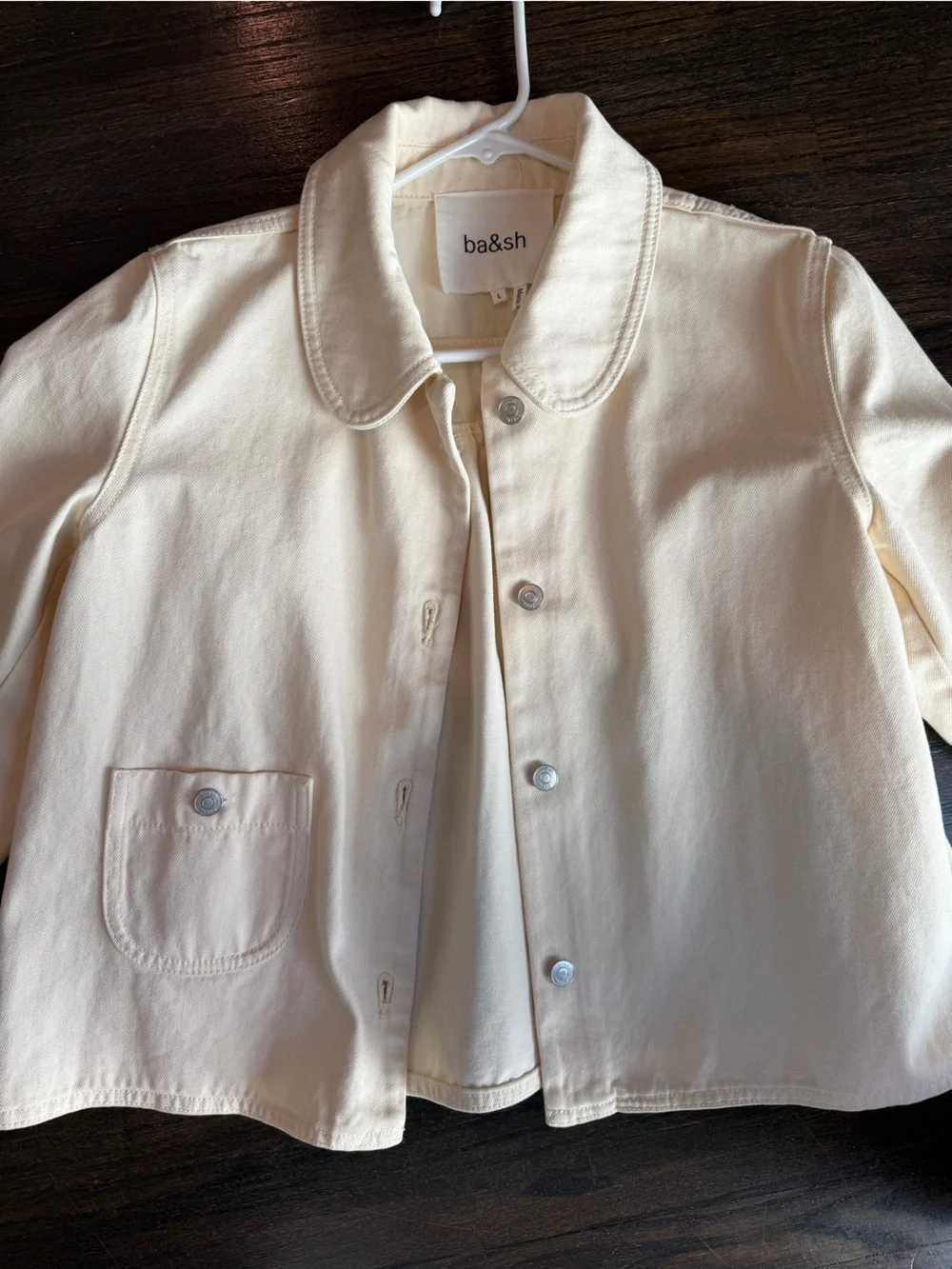 ba&sh etiny white jacket